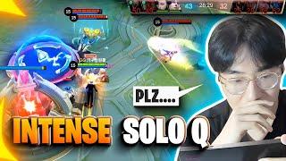 Hardest Gusion match in SOLO Q  Mobile Legends