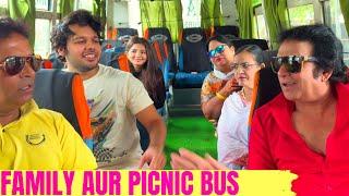 FAMILY IN PICNIC BUS  Hyderabad Diaries