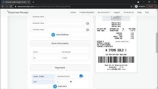 Store Receipt Maker  Create Custom Receipt  Generate Receipt for Lost or Stolen