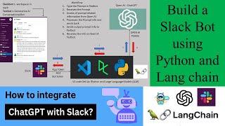 Build a Slackbot using Python & LangchainLLM Python slack Bot tutorialchatGPT chatbot on Slack