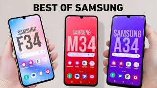 Samsung Galaxy M34 Vs F34 Vs A34 - Best Samsung Mid-Range Smartphone 2023  Techno Rohit 