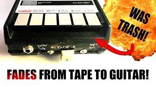 How to add a guitar amp into a tape player