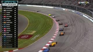 Scott Dixon Alex Palou Rinus Veekay Crash - IndyCar at Gateway