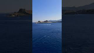 View for Corfu Town Queen Victoria Cruise #cruising #corfuisland