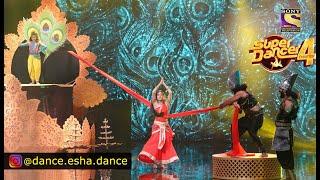 Performance  Esha Mishra & Sonali  Dropdi Vastra Haran Katha  Mahabharat  Super Dancer 4 Sony TV