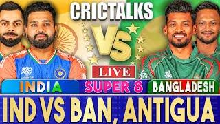 Live IND Vs BAN Antigua  Live Scores & Commentary  India vs Bangladesh  ICC T20 World Cup 2024