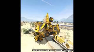 1000 Truck Vs Gta 5 Train #shorts #gta5