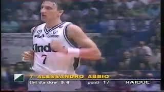 Alessandro Abbio 1998 LEGA Final G5 Kinder Bologna - Teamsystem Bologna