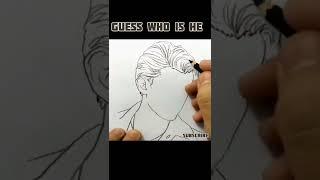 How to Draw Tom Holland Drawing #shorts #trending #viral #youtube