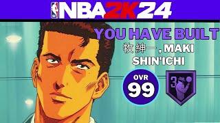 ALL AROUND THREAT  NBA 2K24 MAKI SHINICHI BUILD  SLAM DUNK 2K24