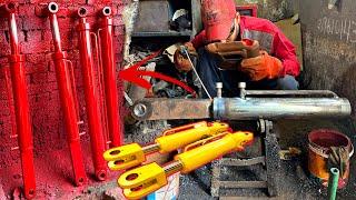 How Hydraulic Cylinder and Jacks are Manufactured From Large Steel Tube  Honing & Machining