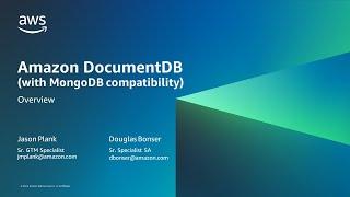 Introduction to Amazon DocumentDB with MongoDB compatibility with demos - AWS Virtual Workshop