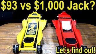 Best Floor Jack? $1000 Snap On vs Daytona Pittsburgh Arcan Black Jack ESCO Husky Maasdam