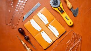 Make your own  Long Bifold Wallet  Beginner Leathercraft Project