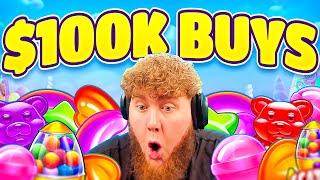 HUGE $100000 SUPER BONUS BUYS ON SUGAR RUSH 1000