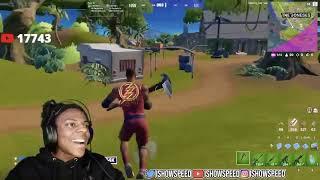 IShowSpeed Reacts To New Fortnite Feature