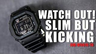 SLIM BUT KICKING  G-SHOCK GW-M5610-1B - UNBOXING  REVIEW & ADJUSTMENT TUTORIAL