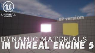 EASY CHANGING MATERIAL COLOR IN UNREAL ENGINE