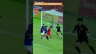 INDONESIA VS CAMBODIA PIALA AFF U19 #shorts #timnasindonesia