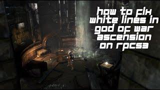 How to fix white out-lines graphical glitches in God of War Ascension on RPCS3 Emulator