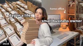 STUDIO VLOG  a day in a life as a small business owner packing orders shoplife update