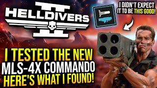 Helldivers 2 - I Tested the New MLS-4x Commando Stratagem Heres what I Found
