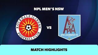 NPL Mens NSW Round 26 Highlights –Rockdale Ilinden v APIA