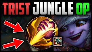 NO ONE CAN MATCH TRISTANA GANKS... How to Play Tristana Jungle & CARRY Best BuildRunes Season 14