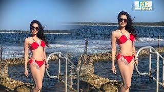 Nushrat Bharucha HOT In Red Bikini