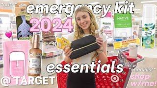 whats in my emergency kit 2024 + shopping at target