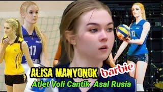 ALISA MANYONOK ATLET VOLI CANTIK ASAL RUSIA BARBIE NYA LAPANGAN VOLI