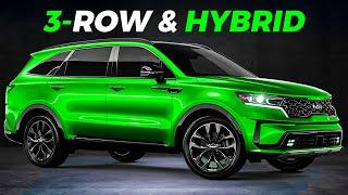 ALL-NEW 3-ROW Hybrid SUVs You Can Buy in 2024 for families