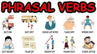 English Grammar PHRASAL VERBS  Phrasal Verbs With Sentences  Listen and practice