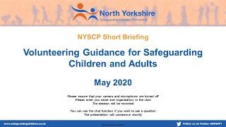 Volunteer Guidance for Safeguarding Children and Adults