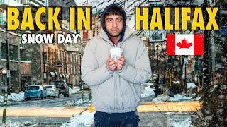 Im Back in Halifax  Life Update Snow Storm and Upcoming Travel