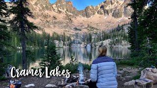 Backpacking to Cramer Lakes  Sawtooth Wilderness Stanley Idaho  Soothing Waterfall