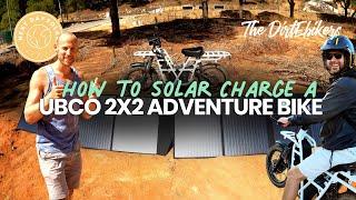 Solar Charging an UBCO 2x2 Adventure Bike Using Victron 10020 48V Solar Charge Controller