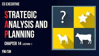 Strategic Analysis and Planning Chapter 14 PART-1  CS EXAM SQUAD