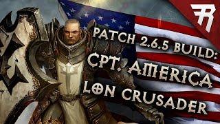 Diablo 3 Season 30 Crusader LoN Blessed Shield Captain America build guide Patch 2.7.7 Torment 16