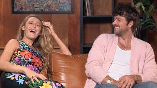 Blake Lively and Brandon Sklenar Cried While Watching IT ENDS WITH US  Interview