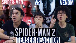 MARVELS SPIDER-MAN 2 - REVEAL TRAILER REACTION  PS5 Showcase  MaJeliv  Spider-Men vs Venom