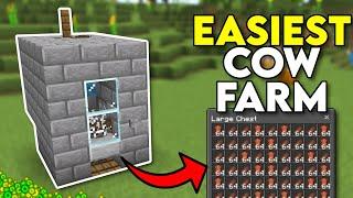 Easiest Cow Farm Minecraft Bedrock 1.21