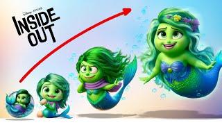 Inside out 2 Mermaid Growing up compilation  Cartoon Wow