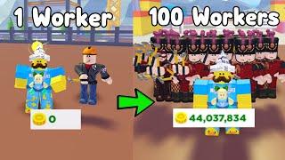 I Hired 100 Workers And Built The Best Building - Building Architect Roblox