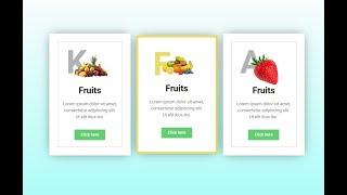 Elementor Fruit Card Hover Effect  WordPress Elementor Pro Tutorial  Elementor Tricks