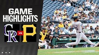 Rockies vs. Pirates Game Highlights 5524  MLB Highlights