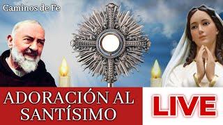 DIRECTO  Adoración al Santísimo en vivo  Live Adoration of the Blessed Sacrament