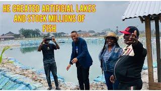 MLPt4 Millions of Fish..Inspection Tour by D Chairman of First Fish Academy & Senator George Sekibo