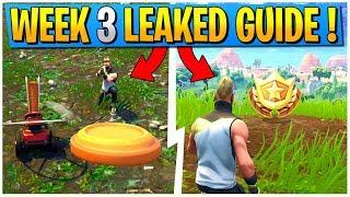 WEEK 3 CHALLENGES LEAKED  Early Guide  CLAY PIGEON Locations  Flush Factory Treasure Map