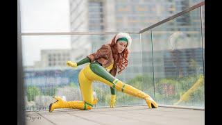 Latex Rogue Cosplay Boudoir